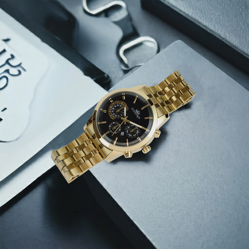 ساعت مچی عقربهای مردانه کوارتز الگنگس مدل EMT7000