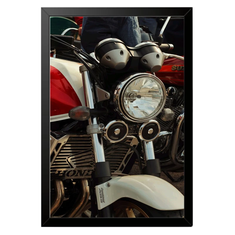 تابلو بکلیت طرح موتور سنگین هوندا HONDA CB1300 مدل b-po1584 فریم مشکی