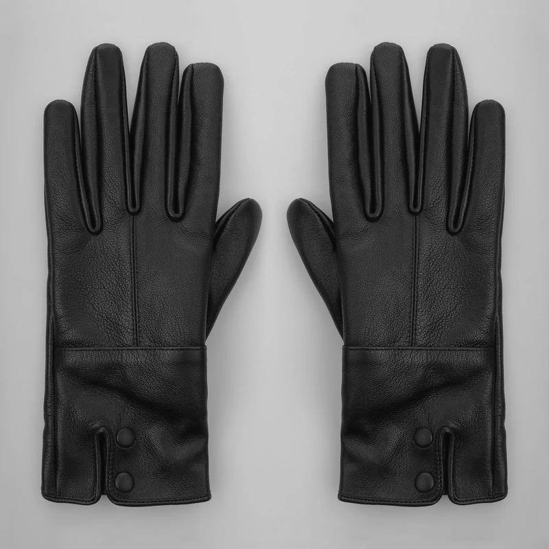 دستکش زنانه چرم مشهد مدل R0205