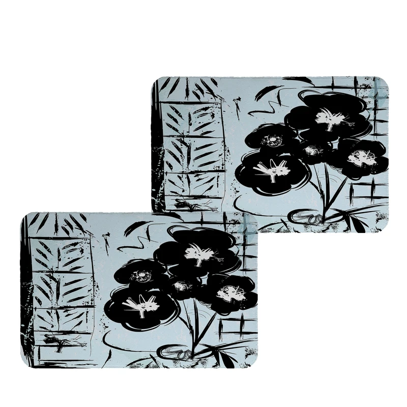 زیربشقابی طرح آبرنگی کد 9259 بسته 2 عددی 