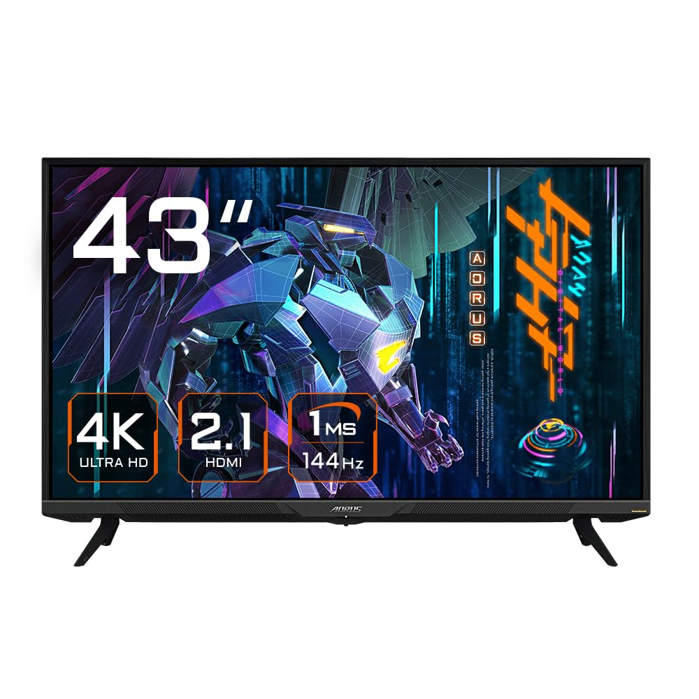 مانیتور گیمینگ گیگابایت مدل AORUS FV43U-EK سایز 43 اینچ