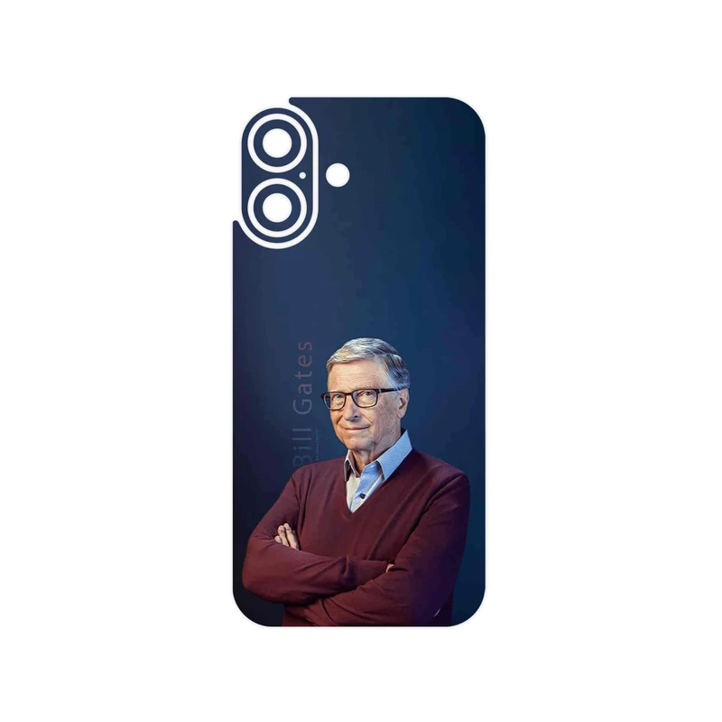 برچسب پوششی ماهوت مدل Bill_Gates مناسب برای گوشی موبایل اپل iPhone 16