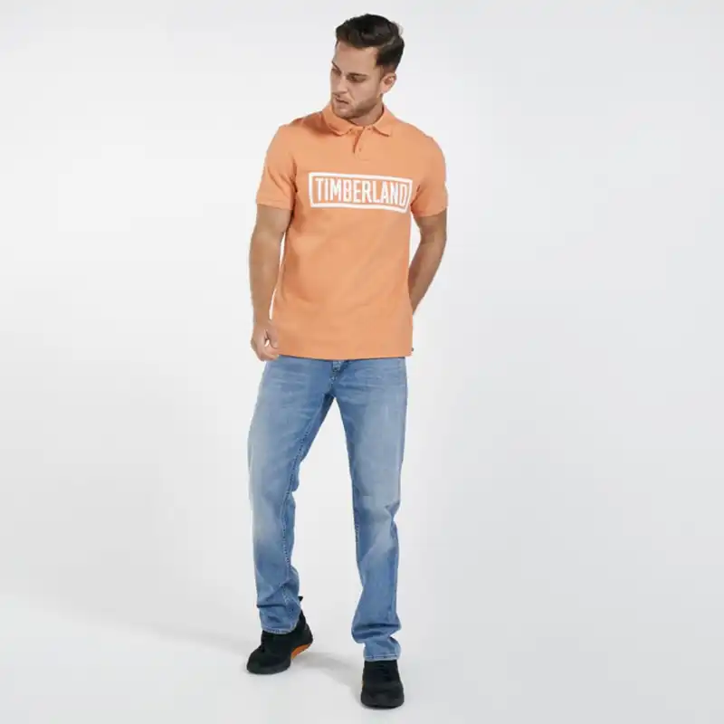 پولوشرت آستین کوتاه مردانه تیمبرلند مدل TB0ALinearbr