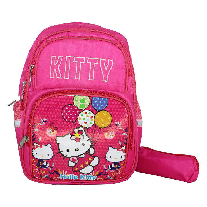 کوله پشتی مدل کیتی کد 1392 به همراه جامدادی