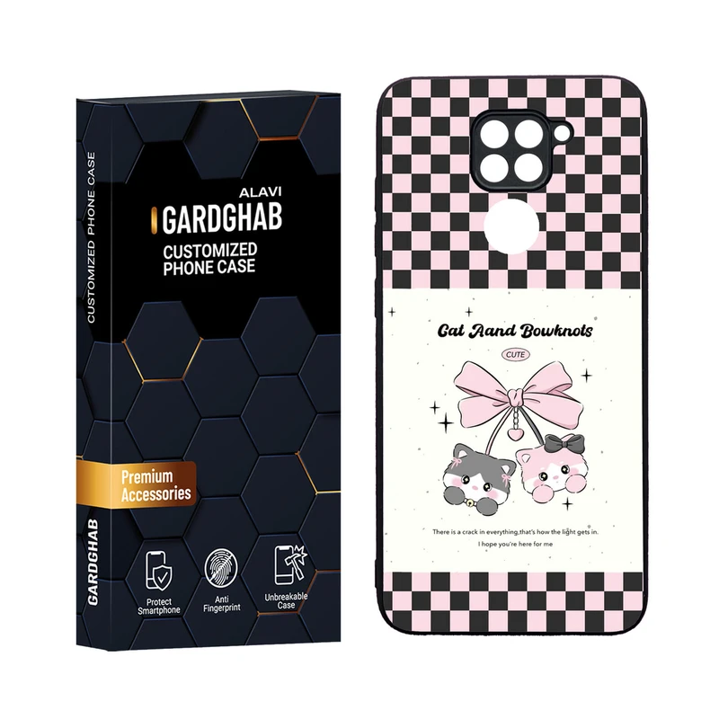 کاور گارد قاب مدل دورژله ای دخترانه مناسب برای گوشی موبایل شیائومی Redmi Note 9