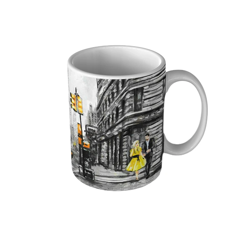 ماگ طرح نقاشی در خیابان مدل MG1020