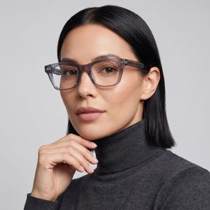 فریم عینک طبی ویفرر (Wayfarer) گپ مدل 8002C4 Pearl River مناسب برای صورت بیضی، گرد