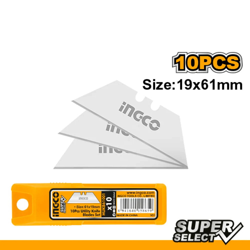 تیغ کاتر اینکو مدل HUKB61001 مجموعه 10 عددی