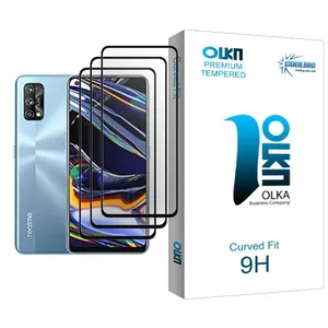 Cooling Olka Glass MIX003 Screen Protector For Realme 7 Pro Pack Of 3