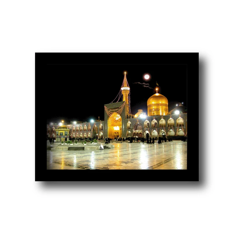 تابلو مدل مذهبی طرح حرم امام رضا علیه السلام کد 56