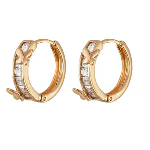 گوشواره زنانه ژوپینگ مدل پروانه کد rr1019 