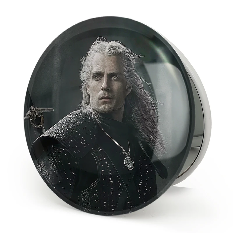 آینه جیبی خندالو طرح گرالت سریال ویچر Witcher مدل تاشو کد 28498