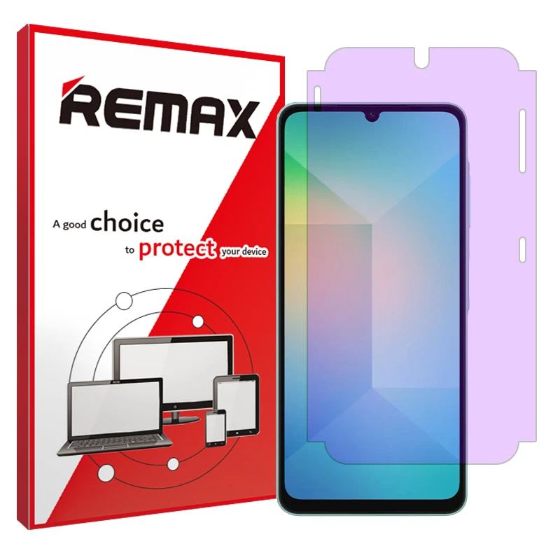 محافظ صفحه نمایش ریمکس مدل آنتی پرپل مناسب برای گوشی موبایل سامسونگ Galaxy A06