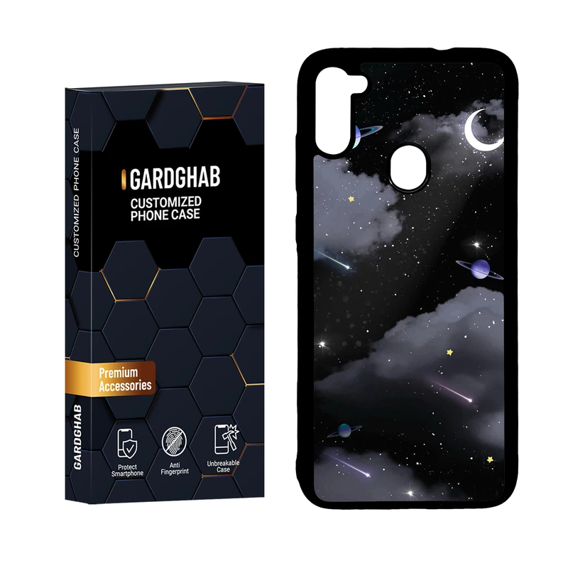 کاور گارد قاب مدل دور ژله ای هنری مناسب برای گوشی موبایل سامسونگ Galaxy A11 / M11