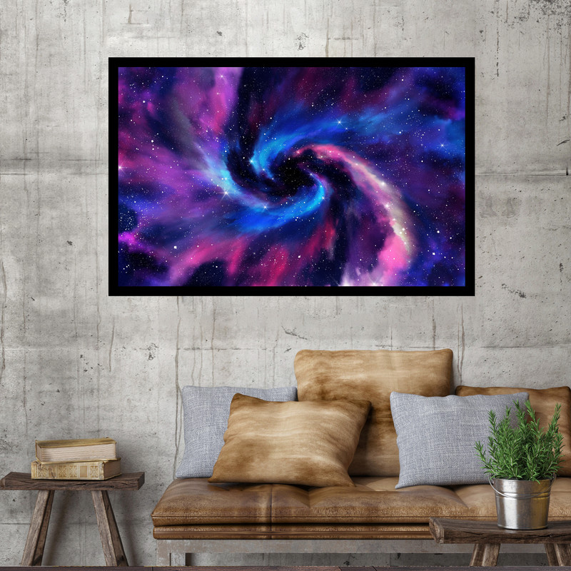 تابلو نوری بکلیت طرح کهکشان مارپیچی راه شیری مدل B-MO1743