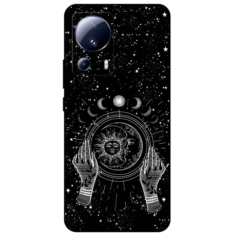 کاور مگافون طرح ماه و خورشید مدل 1892 مناسب برای گوشی موبایل شیائومی 13 Lite