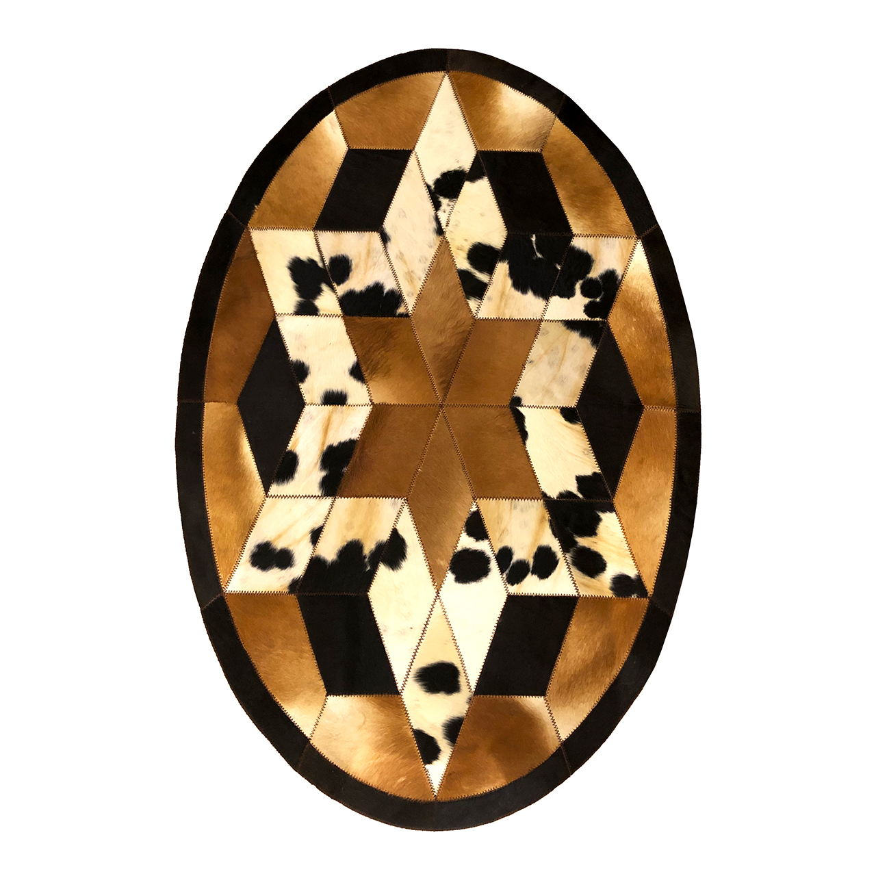 کلاژ فرش پوست و چرم مدل 12009