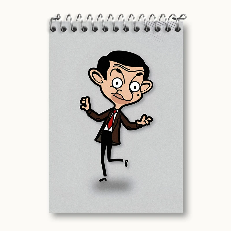 دفتر یادداشت 50 برگ خندالو طرح مستر بین (Mr. Bean)  کد N4607