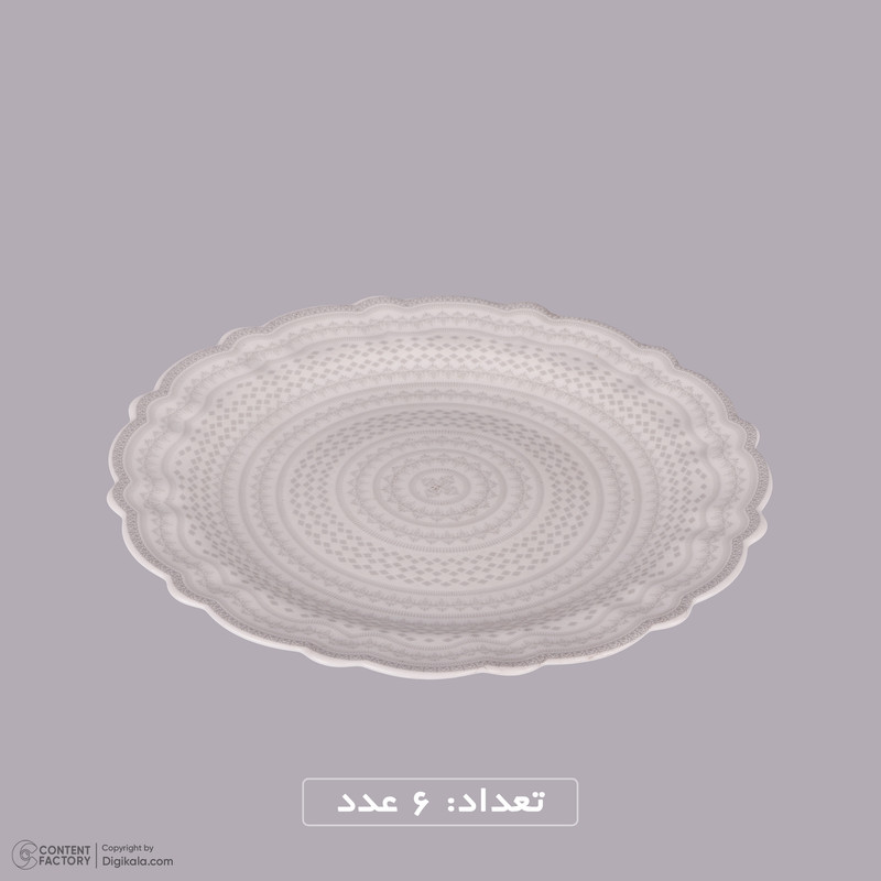 سرویس غذاخوری 25 پارچه 6 نفره آیروپال مدل  نلین