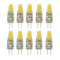  لامپ سوزنی 2 وات مدل cob ژله ای 220 ولت پایه G4 بسته 10 عددی
