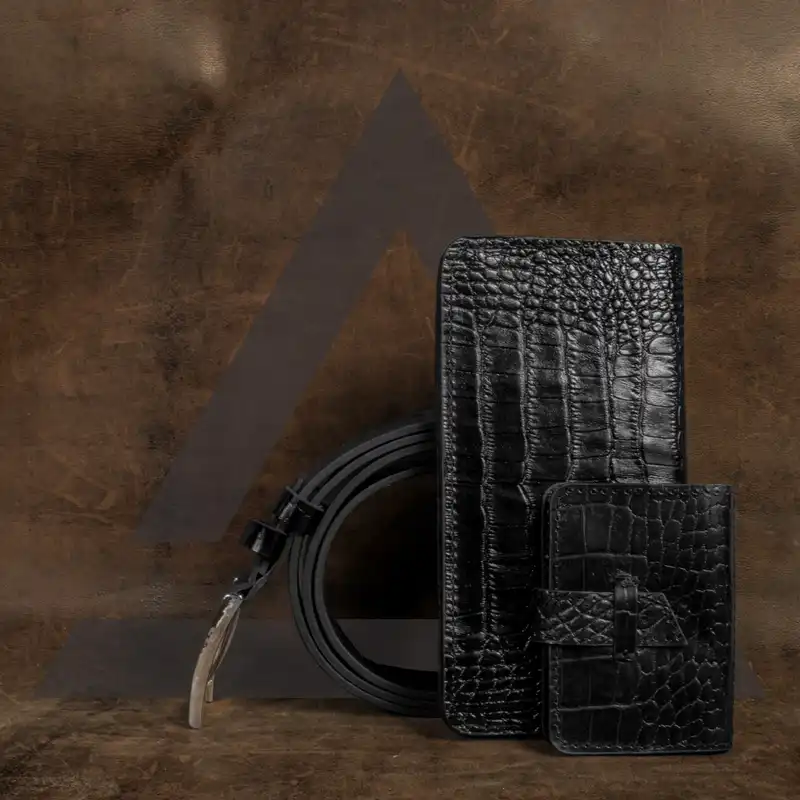 ست هدیه چرم آراهمراه مدل ARASET38