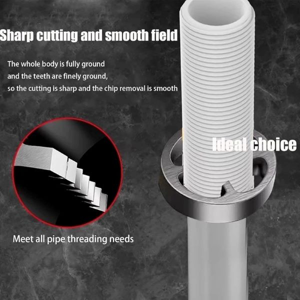 حدیده سر دریلی لوله اب مدل jx-8 مجموعه ۷ عددی