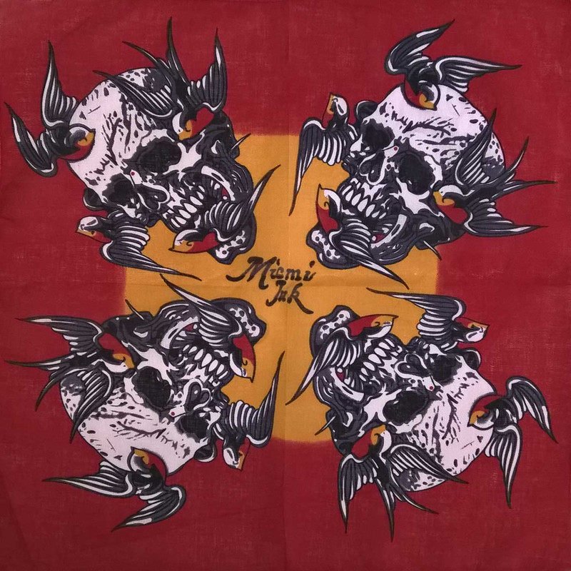 دستمال سروگردن مدل Sky Skull