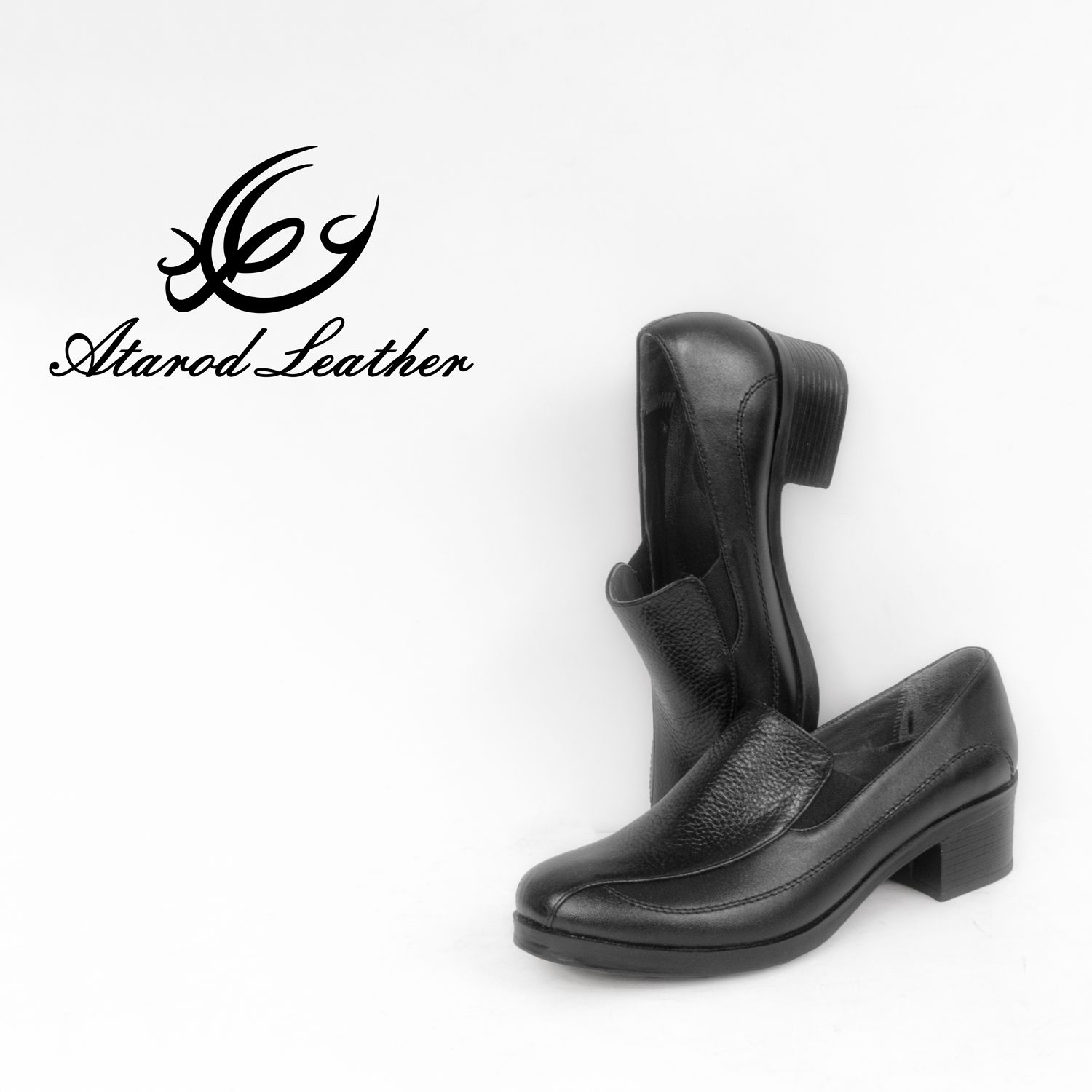 کفش زنانه چرم عطارد مدل چرم طبیعی کد SH226 -  - 2
