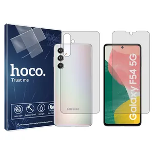 Hoco transparent screen protector, HyGEL model, suitable for Samsung Galaxy F54 5G mobile phone, along with the phone back protector