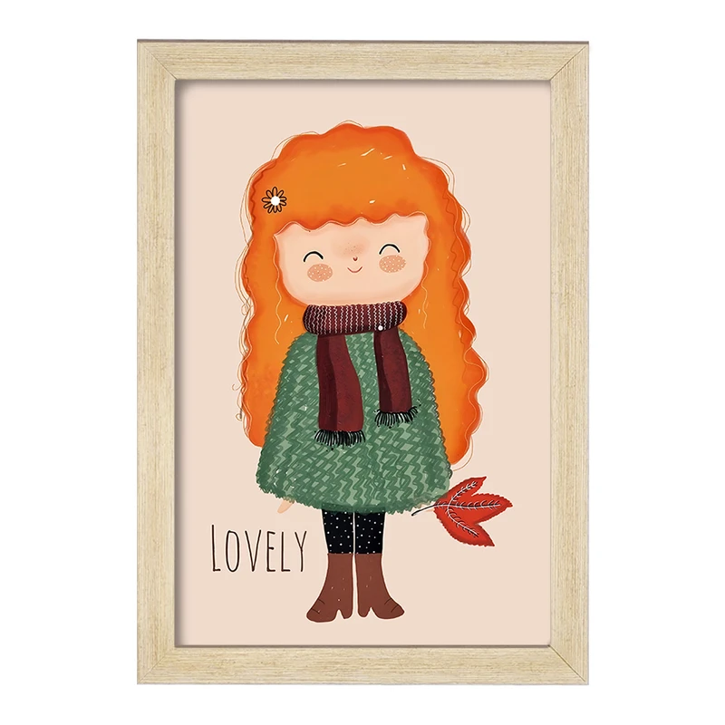 تابلو خندالو مدل دخترانه کد F10836