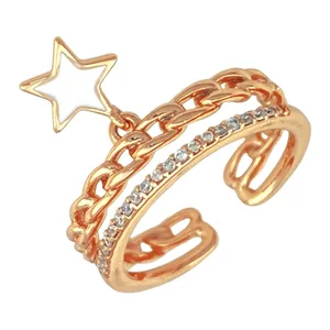 انگشتر زنانه ژوپینگ مدل ستاره کد R4290