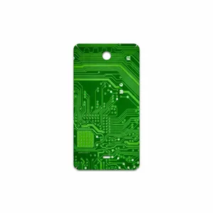 MAHOOT Green Printed Circuit Board Cover Sticker for Microsoft Lumia 430