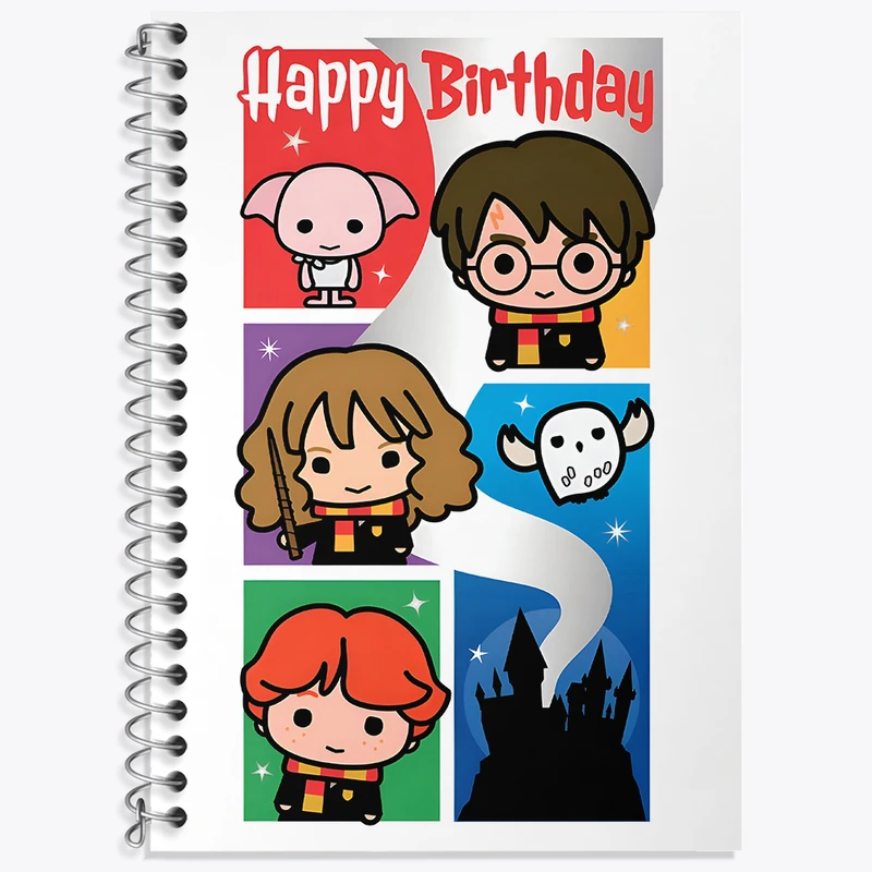 دفتر نت موسیقی 50 برگ خندالو طرح هری پاتر (Harry Potter) کد N4590