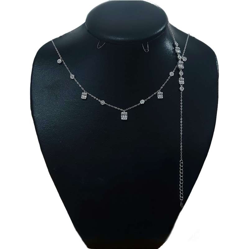 نیم ست نقره زنانه مدل 0041