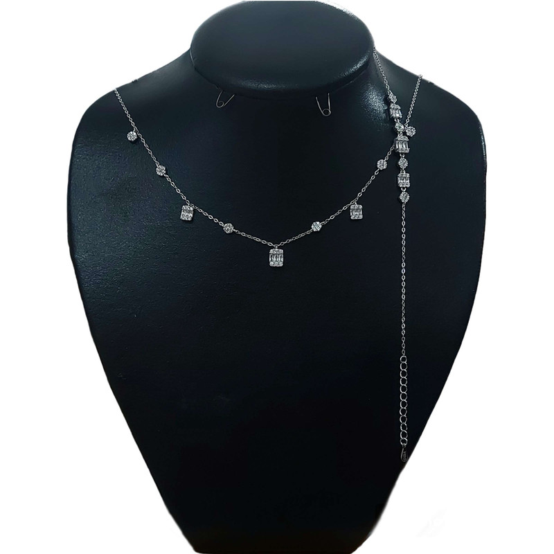 نیم ست نقره زنانه مدل 0041