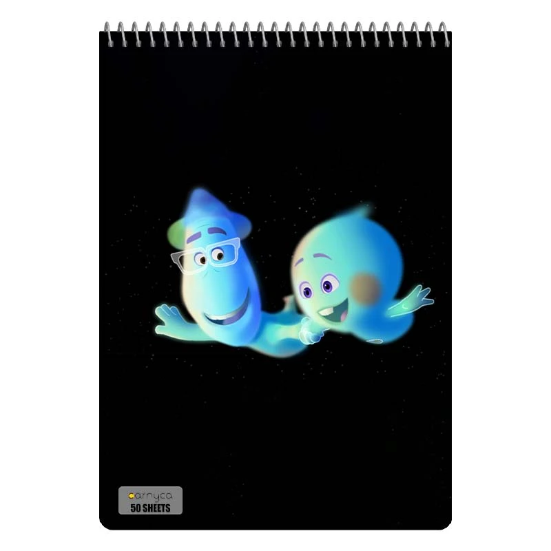 دفتر نقاشی 50 برگ سیمی کارنیکا طرح روح Soul کد 16206