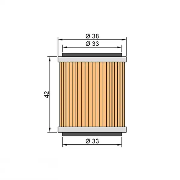 فیلتر روغن موتور سیکلت واروک مدل YZF-R15