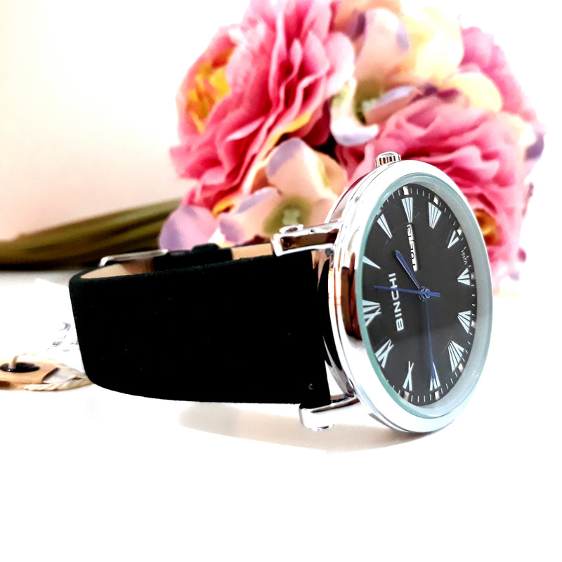 ساعت مچی عقربه‌ ای مردانه بنچی کد blk001