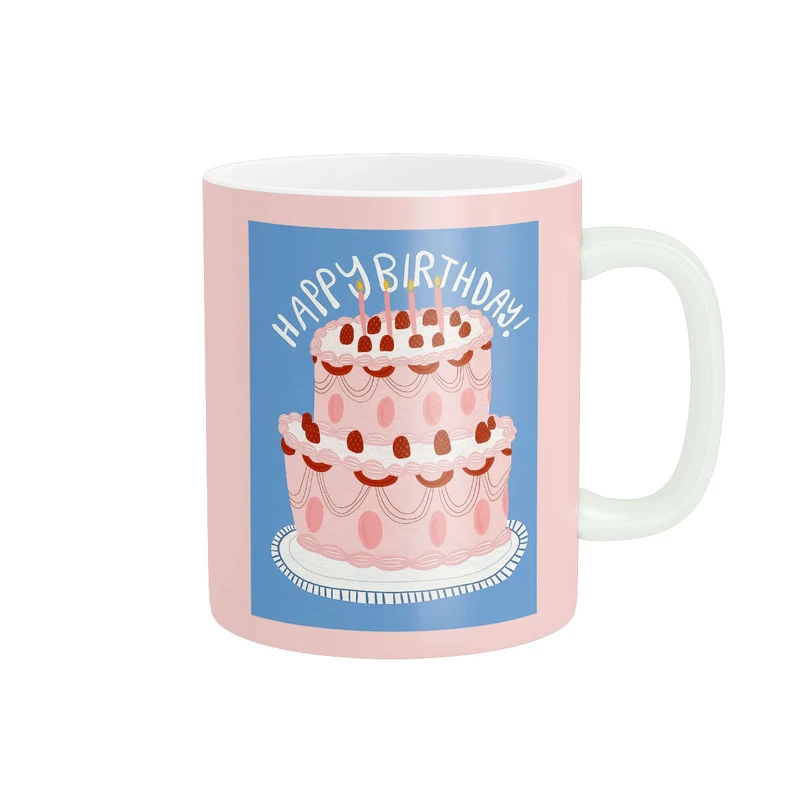 ماگ پاد آفرین مدل تولدت مبارک کد 192