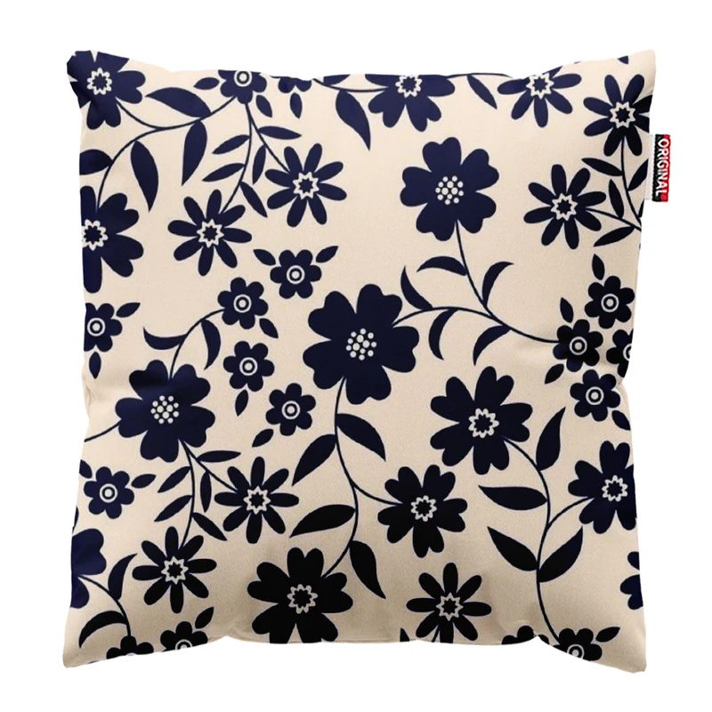 کوسن پاد آفرین طرح گل کد 3413 سایز 40*40 سانتی متر