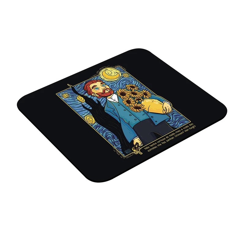 ماوس پد طرح شب پرستاره ونگوگ مدل The Starry Night کد 01