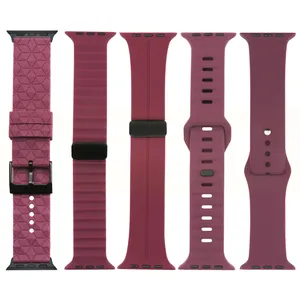 بند اسپریگ مدل Cherry Set مناسب برای اپل واچ Ultra / Ultra 2 49mm مجموعه 5 عددی
