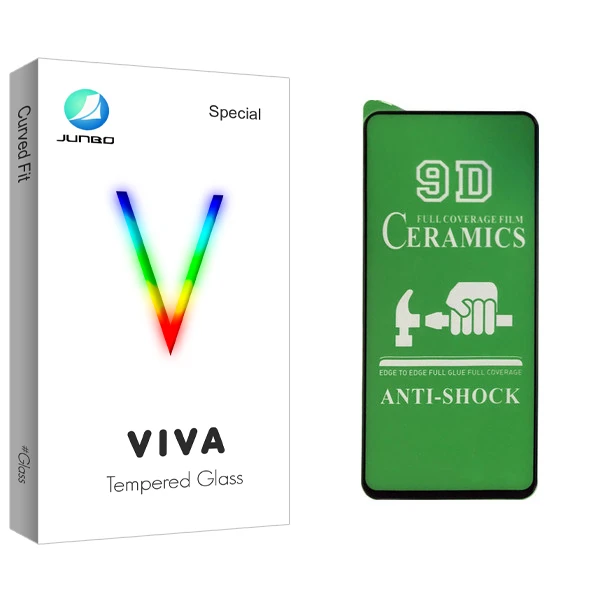 محافظ صفحه نمایش سرامیکی جانبو مدل Viva Glass مناسب برای گوشی موبایل شیائومی Redmi Note 9