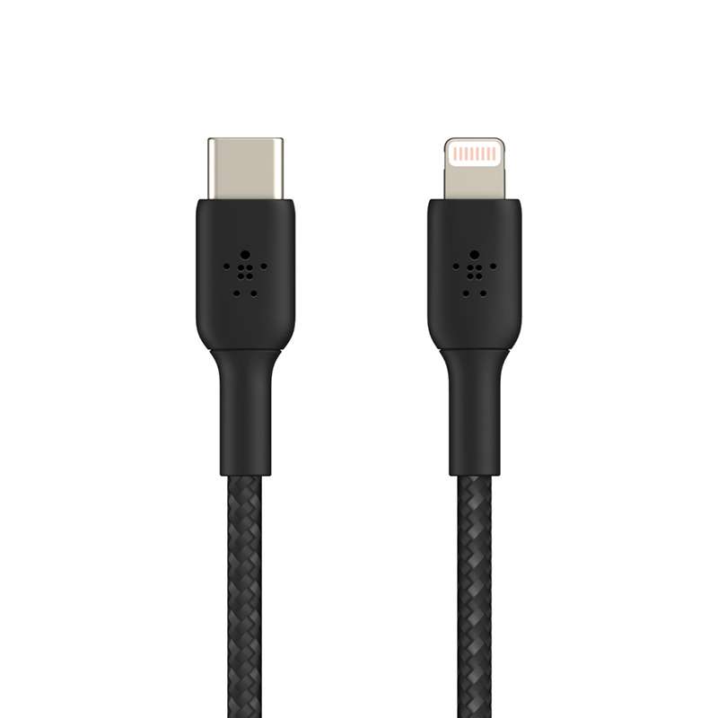 کابل تبدیل لایتنینگ به USB-C بلکین مدل Durable Braided طول 1 متر