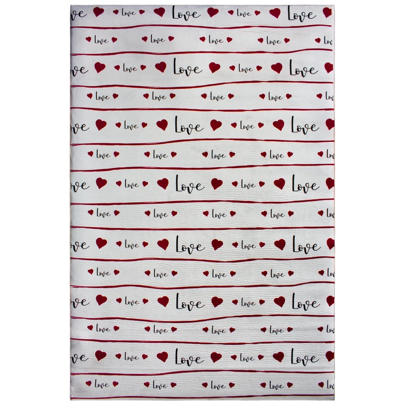فرش ماشینی جانگل مدل Pure Love کد 3D-R8