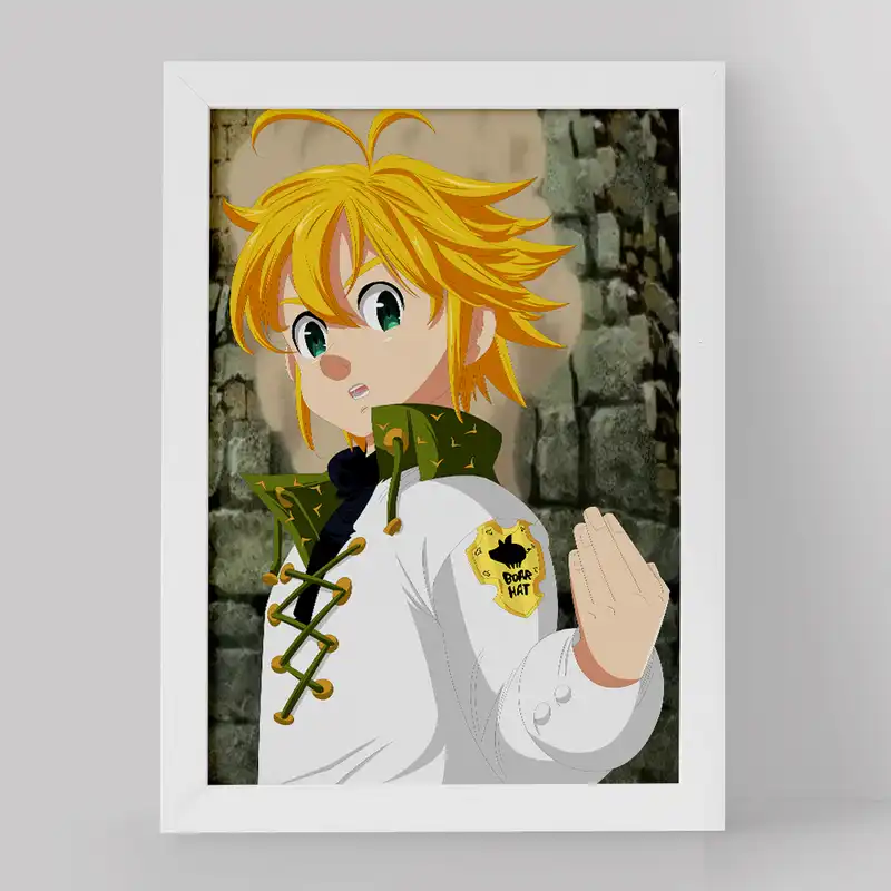 تابلو خندالو مدل ملیوداس انیمه هفت گناه کبیره کد 17554