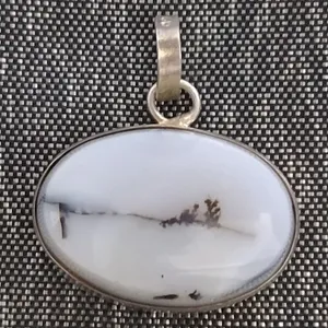 آویز گردنبند نقره زنانه سلین کالا مدل عقیق شجر ce-new192