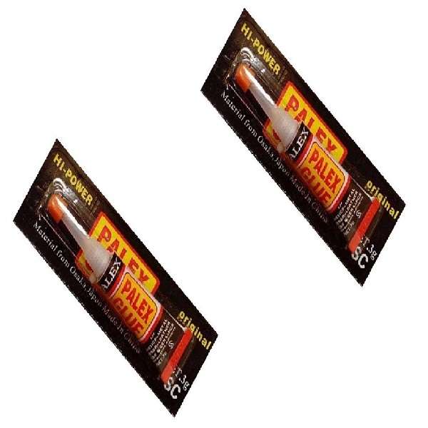 چسب قطره ای  پالکس مدل HI POWER حجم 10 میلی لیتر مجموعه 2 عددی