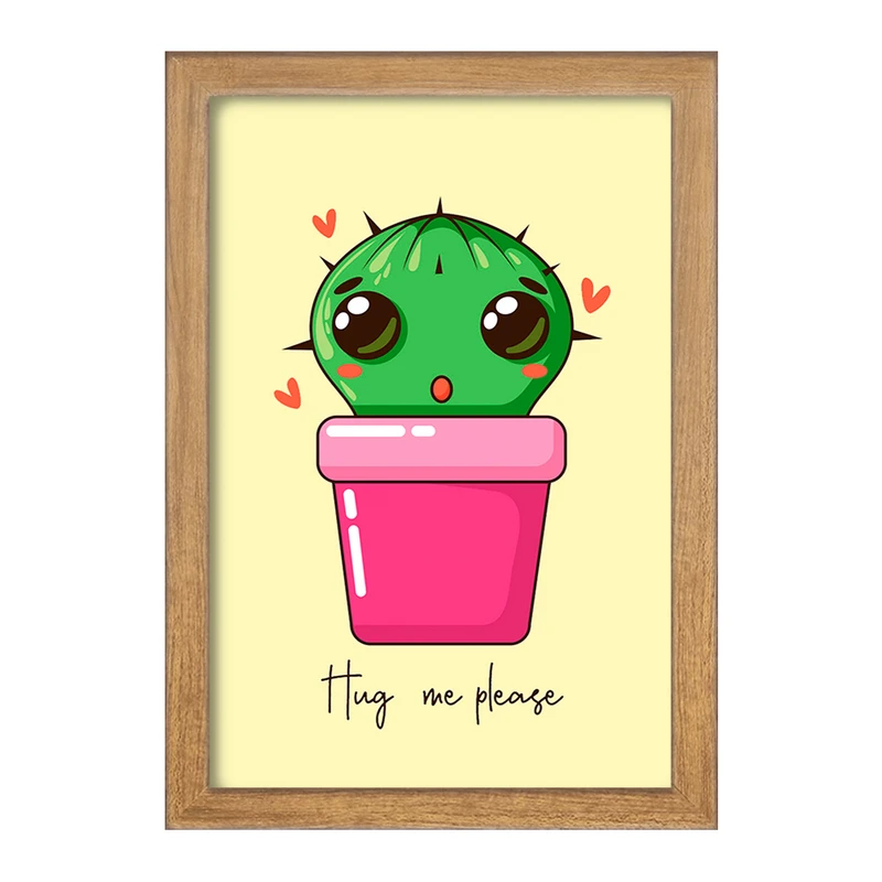 تابلو خندالو مدل کاکتوس کد 25481