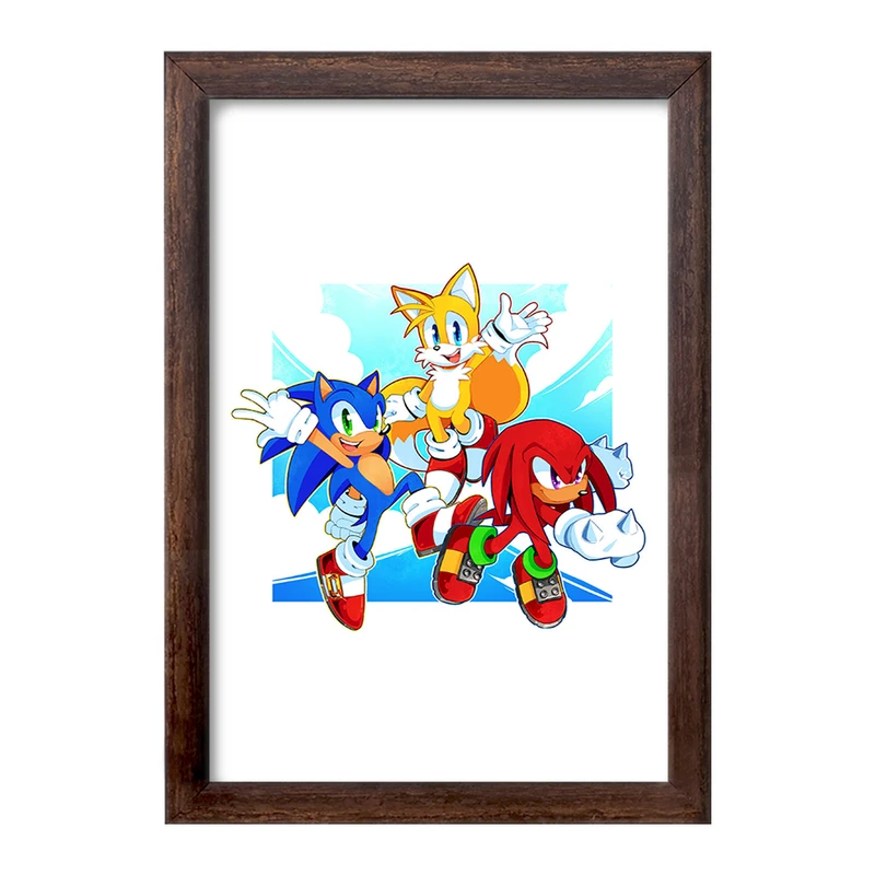 تابلو خندالو طرح سونیک (Sonic) کد F2125